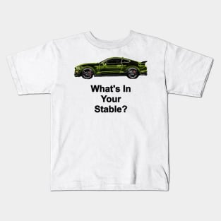 What's in your stable? (neon) Kids T-Shirt